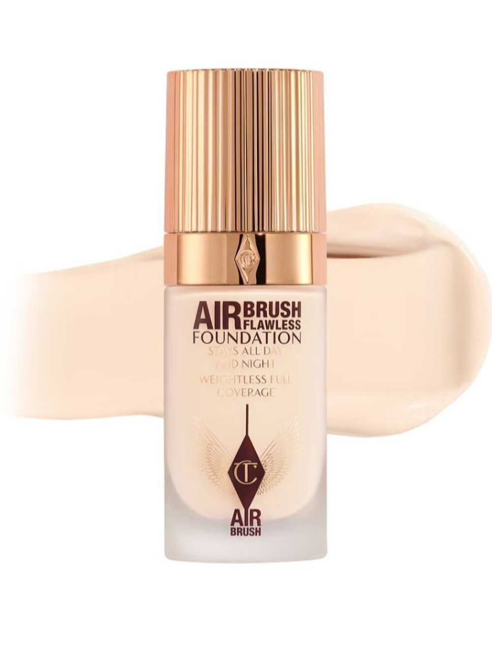 Charlotte Tilbury Airbrush Flawless Foundation 1 Cool Froid 30ml Full Coverage
